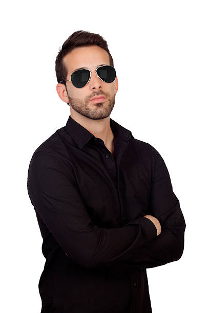 istock Young bearded businessman with sunglasses 179046057