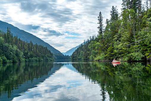 Skagway in the morning, Alaska, USA.