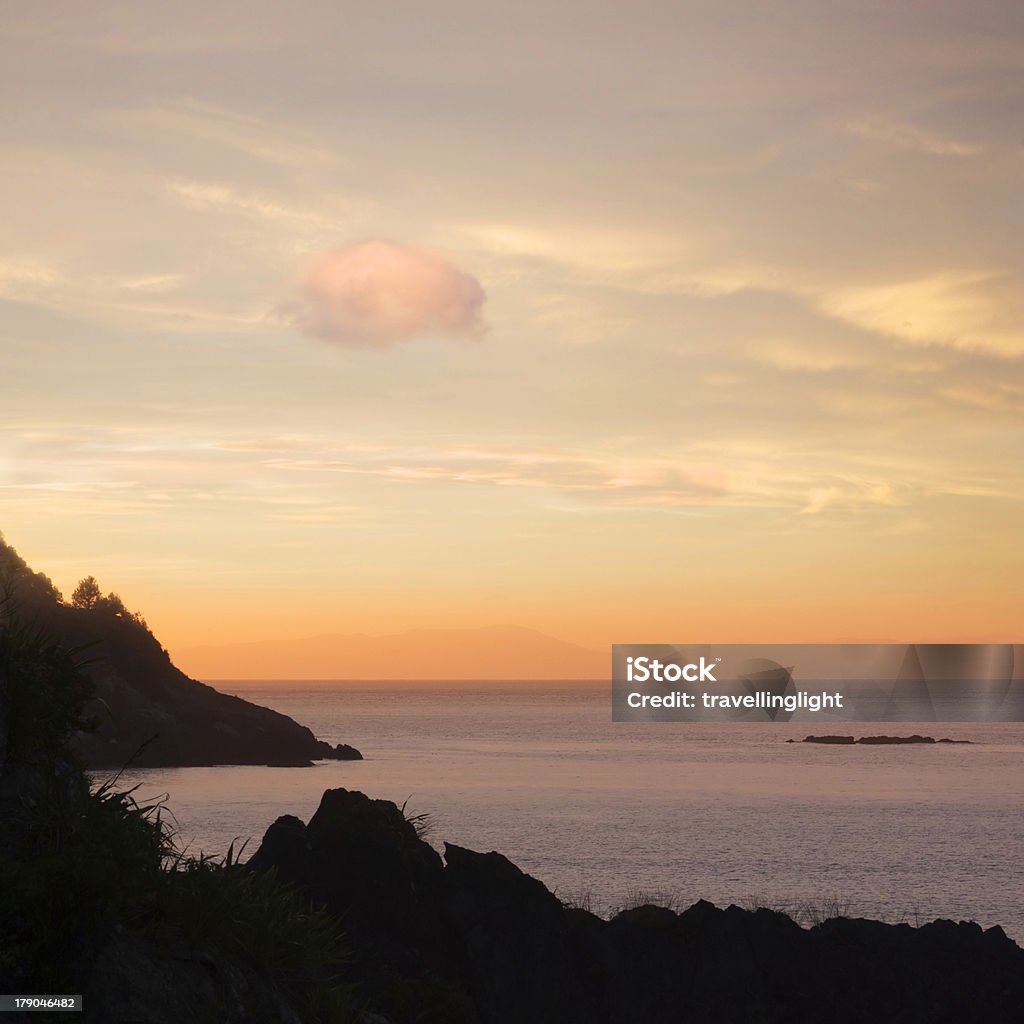 New Zealand Marlborough Sonnenuntergang - Lizenzfrei Abenddämmerung Stock-Foto