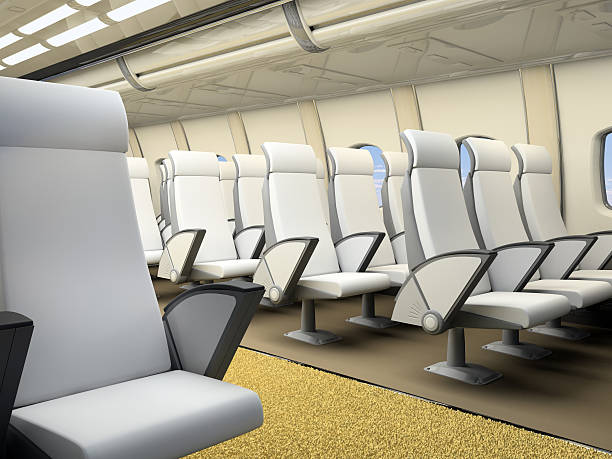 istock Interior of the airplane salon 179046798