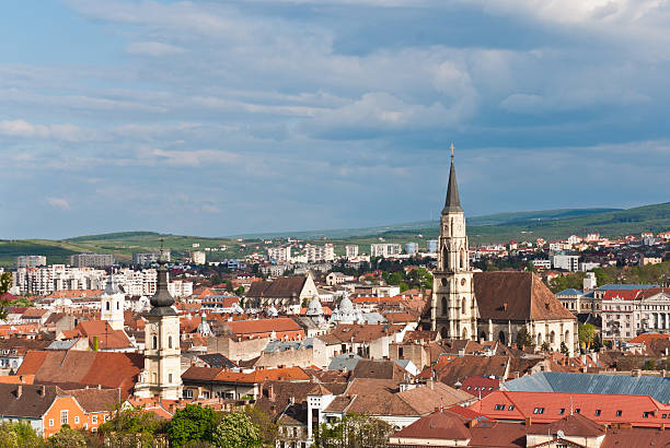 istock Aeral view over Cluj-Napoca, Romania 179047178
