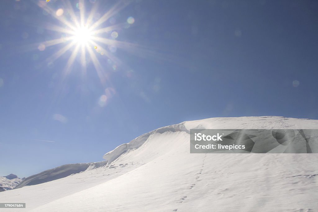 so high winter landscape in the mountain Fog Stock Photo