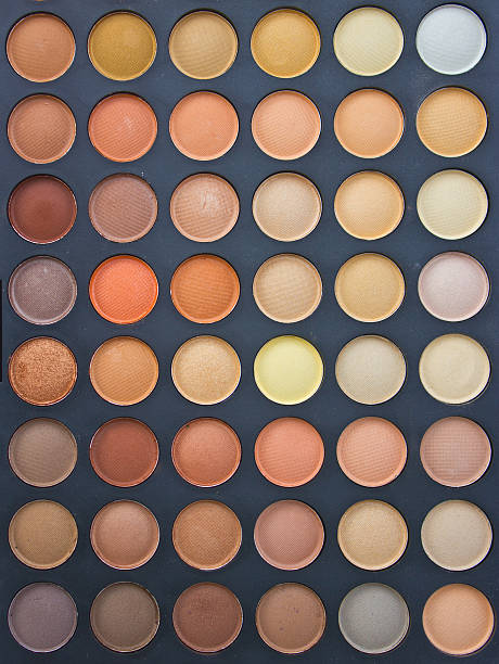 istock Colorful Eye Shadow Make Up Palette With Brush. 179048415