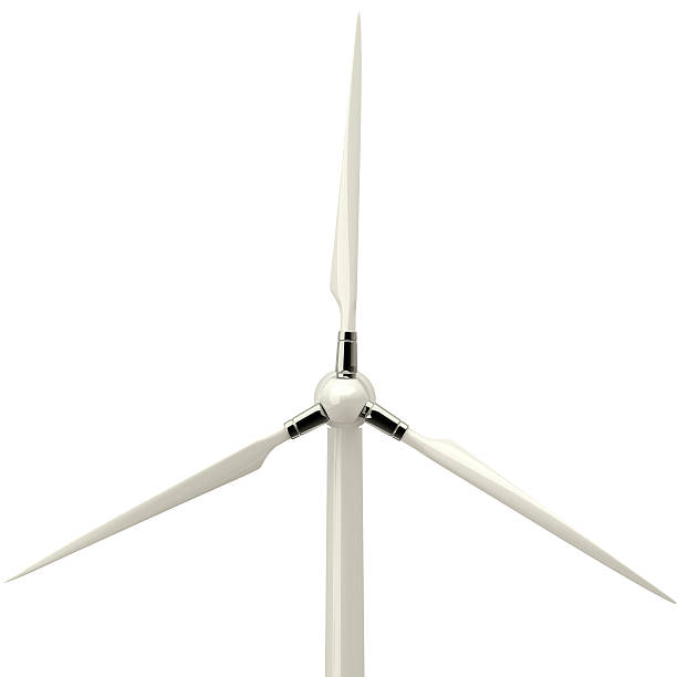 istock wind turbine isolated on white background. 179048508