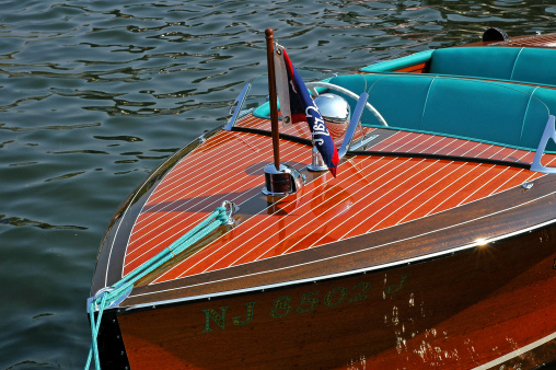 Rowing racing boat