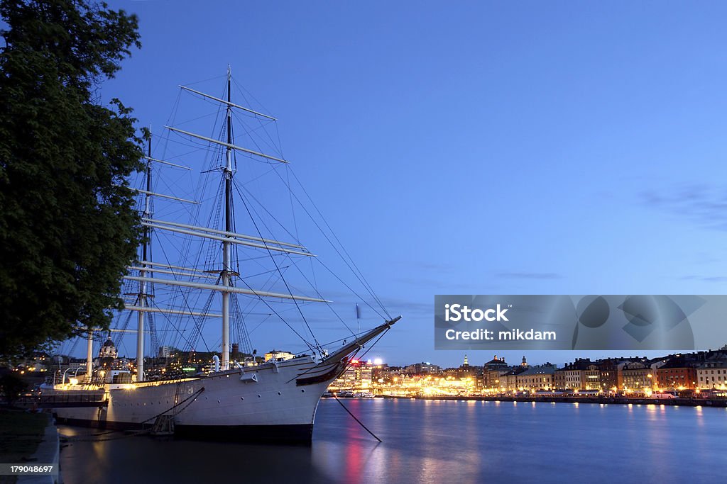 Stockholm City 19th Century Stock Photo