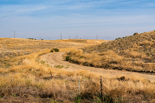 Dirt Road through Rural California