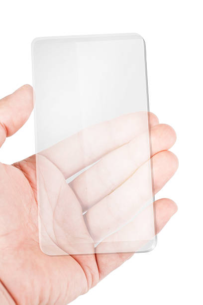 istock Transparent Mobile Smart Phone in man's Hand,Technology concept 179049133