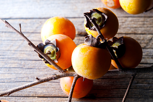 Group of persimmons