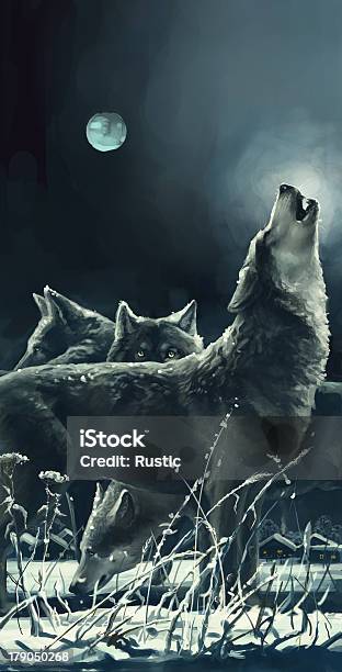 Wolves Stock Illustration - Download Image Now - Animal, Animal Body Part, Animal Eye