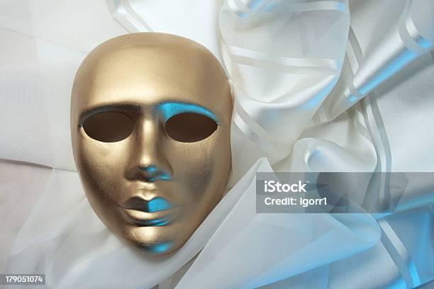 Maschera Oro - Fotografie stock e altre immagini di Arte - Arte, Arti e mestieri, Artigianato