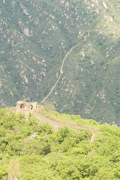 istock Great Wall Guard Tower in Valley, Mutianyu Section, Beijing, China 179051090