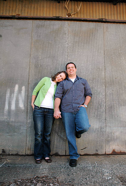 istock Young Engaged Couple Portraits 179051135
