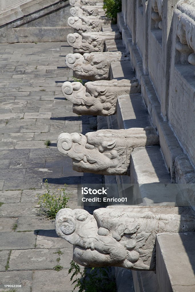 Architektonische Details die chinesische Pagode - Lizenzfrei Architektur Stock-Foto