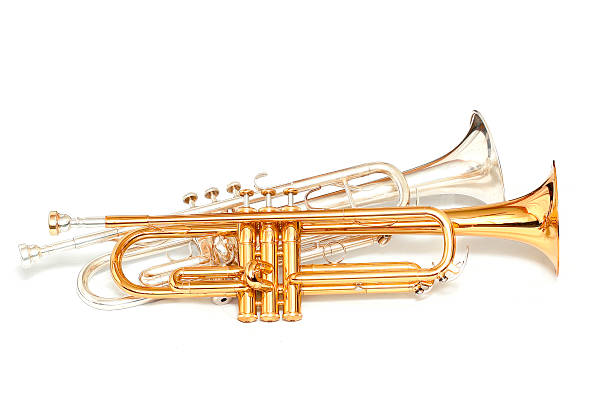 istock gold and silver trumpets 179053120