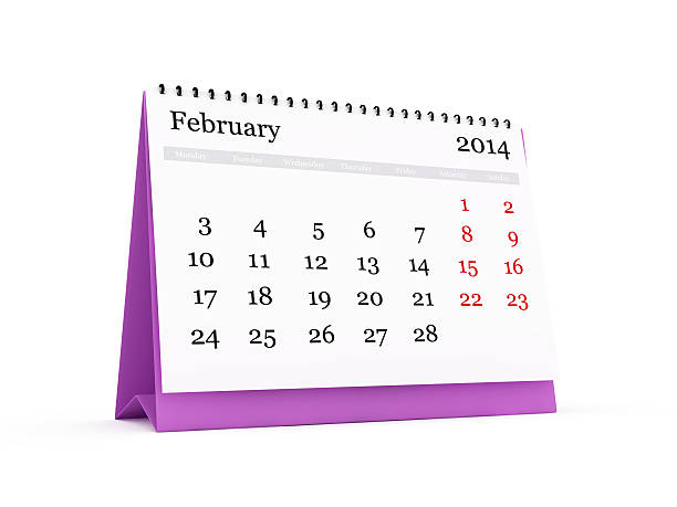 istock Desk Calendar, February 2014 179053708