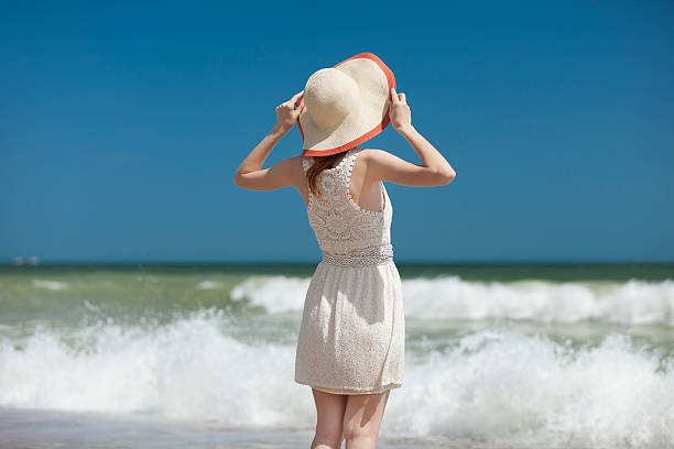 istock Redhead girl on the beack in spring time 179054039