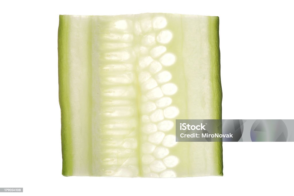 slice of cucumber square slice of green cucumber isolated on white background Abstract Stock Photo