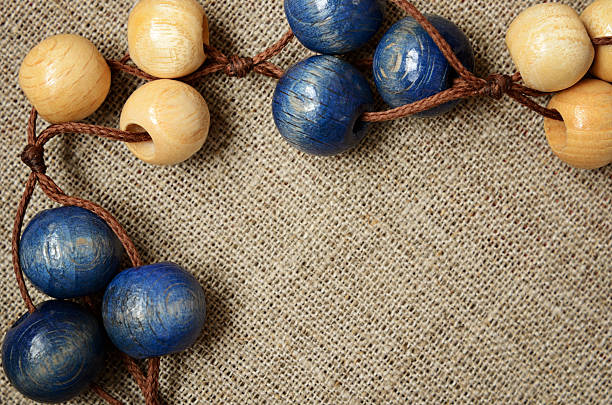 istock Wooden necklace 179054154