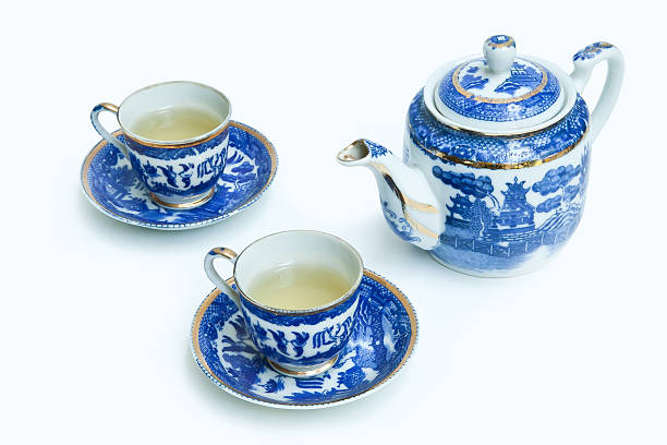istock Chinese tea and teapot 179054164