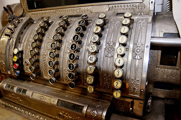 istock old bulky vintage cash register 179054804