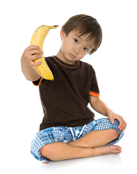 istock Asian Boy Holding a Banana 179055001