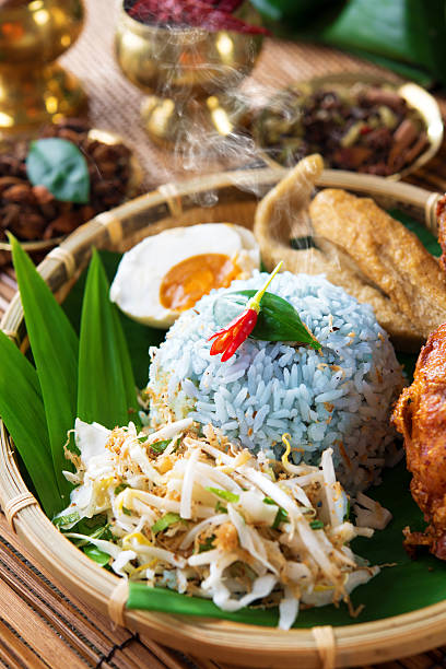 istock Malay rice dish nasi kerabu 179055329
