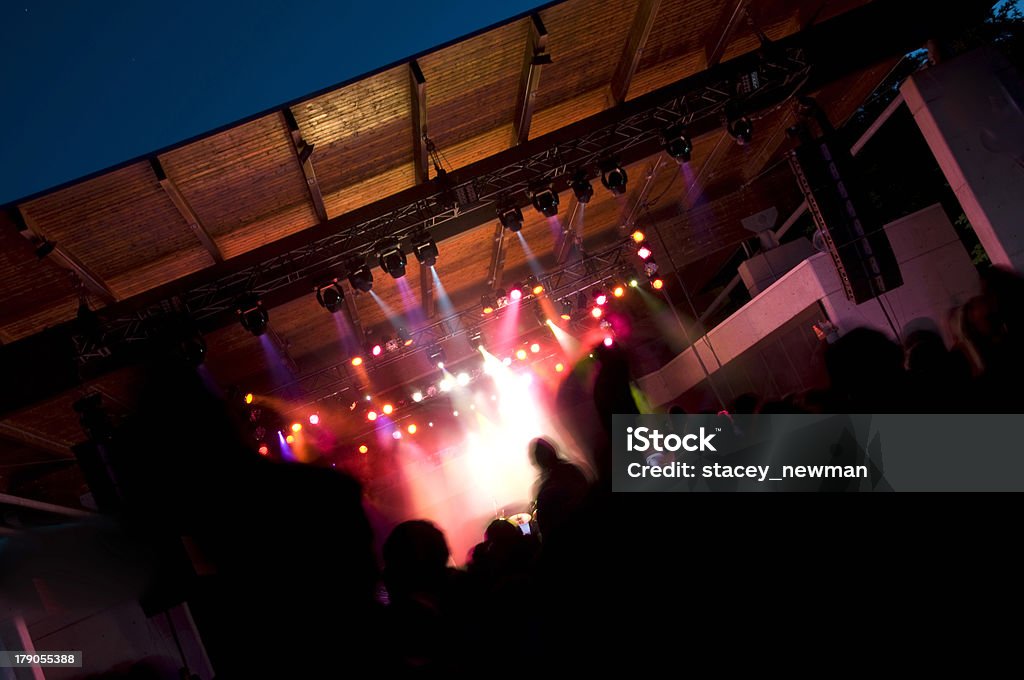 Konzert im Freien - Lizenzfrei Beleuchtet Stock-Foto