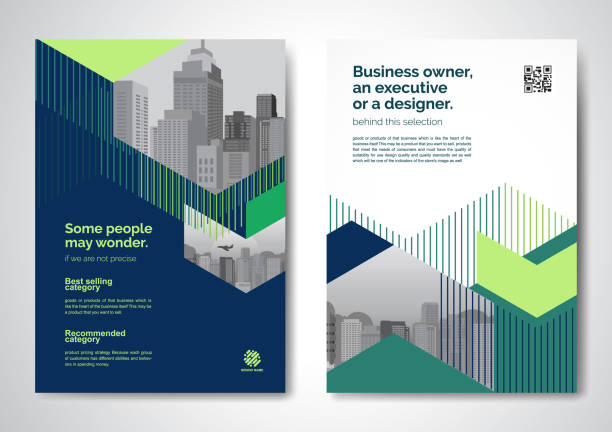 Vector Brochure Flyer design Layout template size A4, Front page and back page, infographics. Easy to use and edit. corporate business stock illustrations