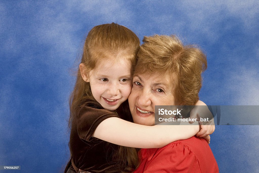 Gerações: Avó e sua neta - Foto de stock de Cabelo Ruivo royalty-free