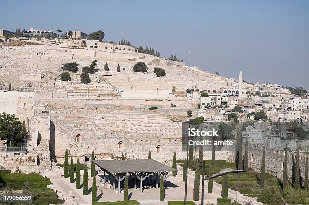 Monte Degli Ulivi Gerusalemme Israele - Fotografie stock e altre immagini di Asia Occidentale - Asia Occidentale, Bibbia, Capitali internazionali