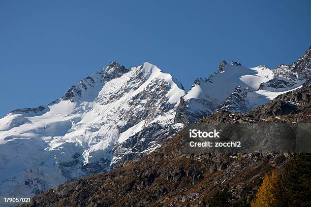 Пиц Бернина — стоковые фотографии и другие картинки Morteratsch Valley - Morteratsch Valley, Без людей, Горизонтальный