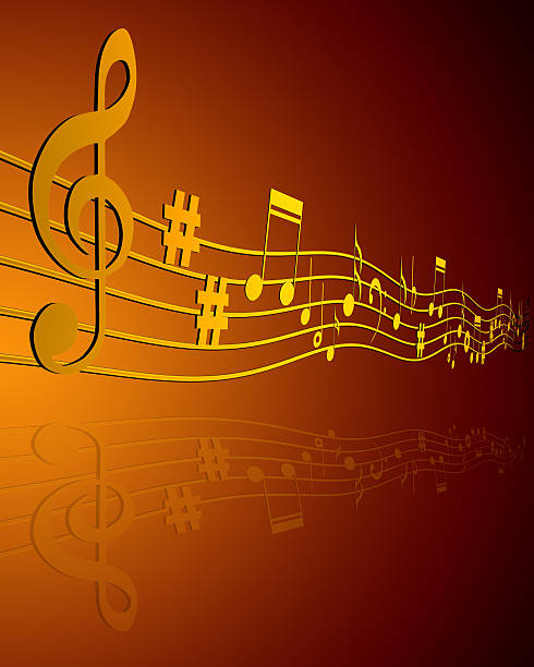 musik-hinweis - treble clef three dimensional shape music jazz stock-fotos und bilder