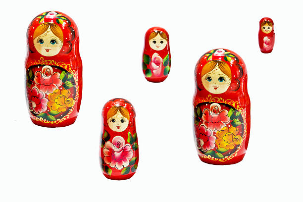 poupée russe - russian nesting doll doll russian culture nobody photos et images de collection