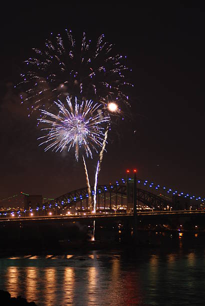 istock Fireworks Over the Triborough Bridge 179059864