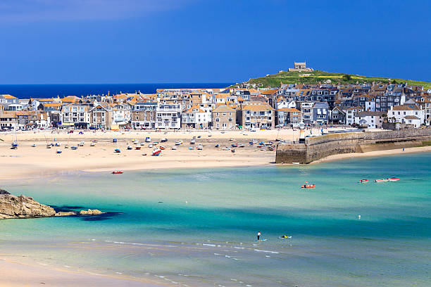 st. ives cornwall inglaterra uk - st ives fotografías e imágenes de stock