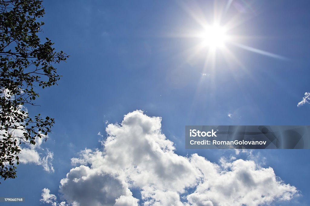 Blue Himmel - Lizenzfrei Bedeckter Himmel Stock-Foto