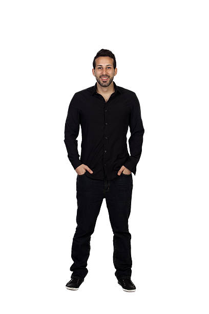 istock Young businessman in black 179061052