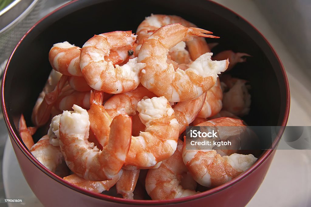 prawns cozinhados - Royalty-free Comida Foto de stock