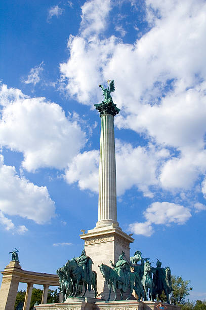 Hero Square, Budapest 2 stock photo