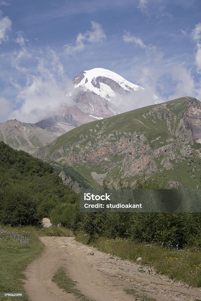 Mountain Kazbek - Lizenzfrei Alpen Stock-Foto