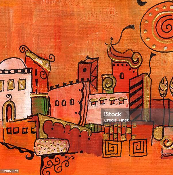 Fantasien — стоковая векторная графика и другие изображения на тему Сказка - Сказка, Живопись - художественное произведение, Марокко