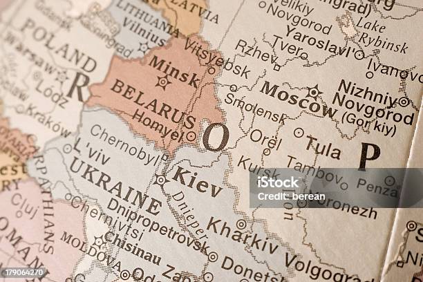 Moscow Stock Photo - Download Image Now - Russia, Ukraine, Map