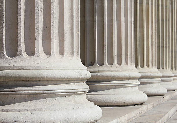 istock Neoclassical columns closeup - business concept 179064780