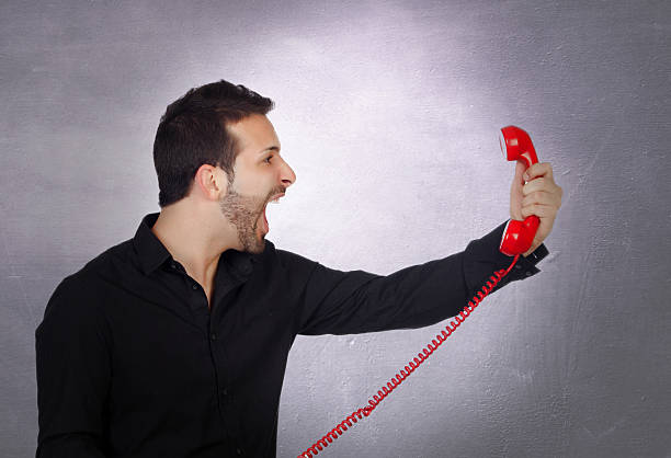 istock Angry Businessman shouting At Phone 179064895