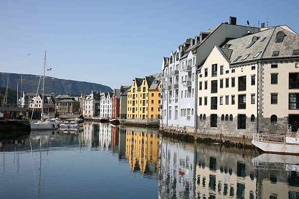 istock Alesund city, Norway 179065432
