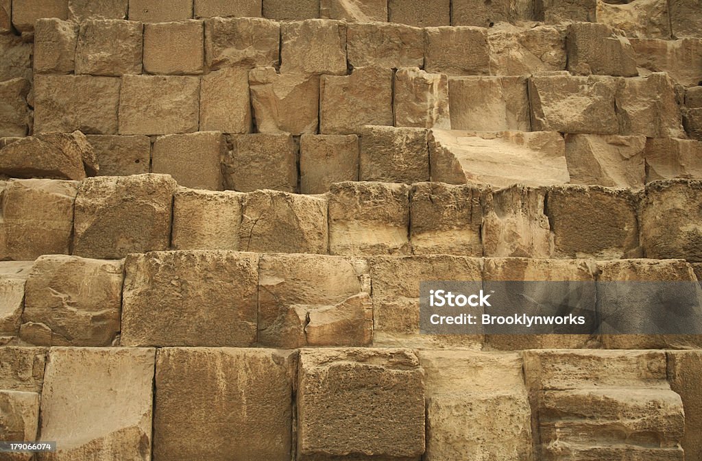 Pryamid blocos - Royalty-free Arcaico Foto de stock