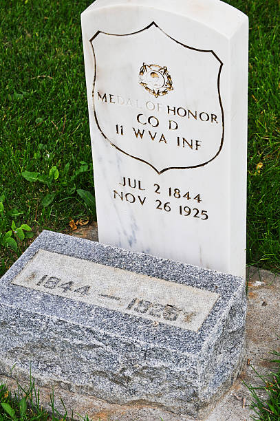 istock Military grave marker for a war hero 179066165