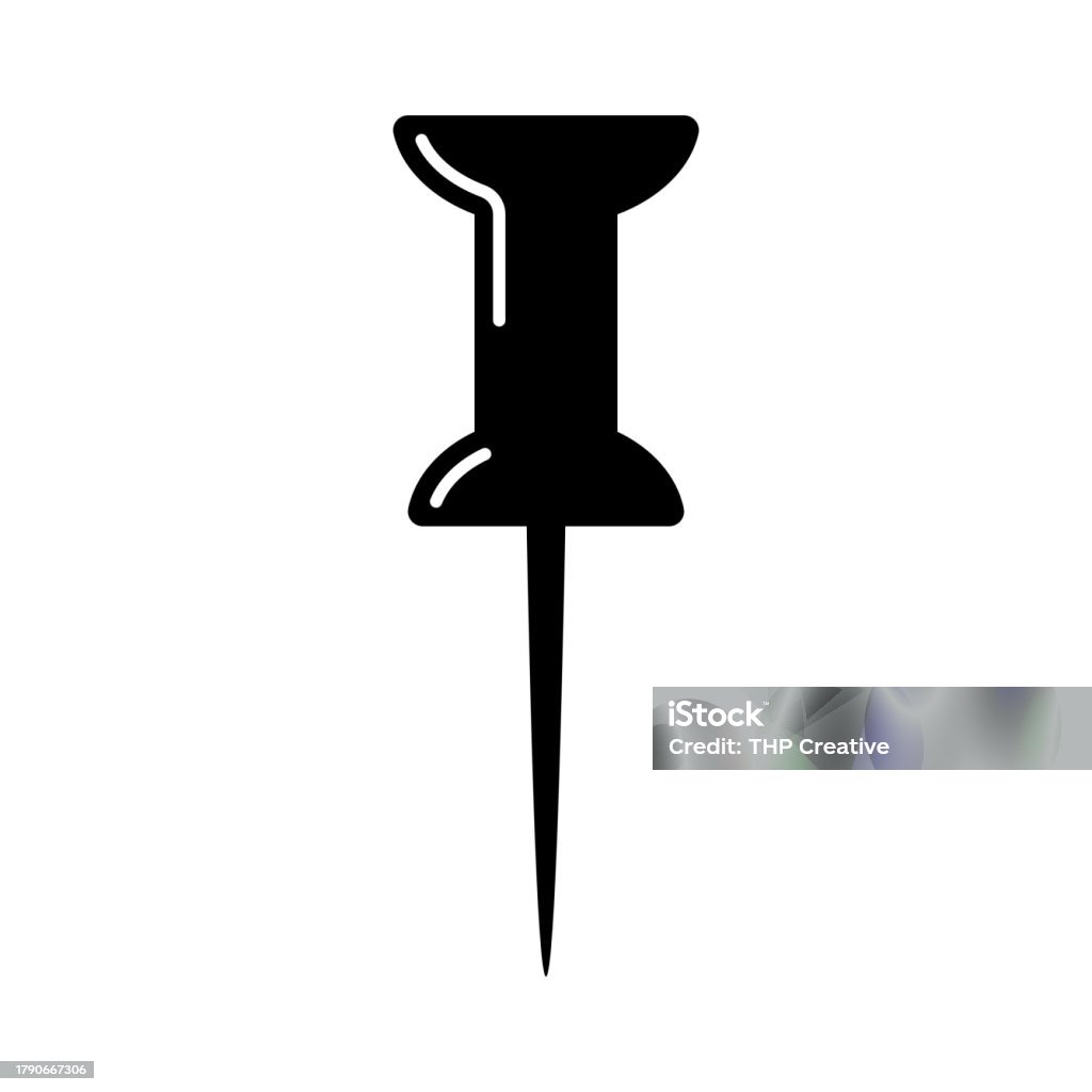 All Pin Image Push Pin Vector Stock Illustration - Download Image Now - Cut Out ...