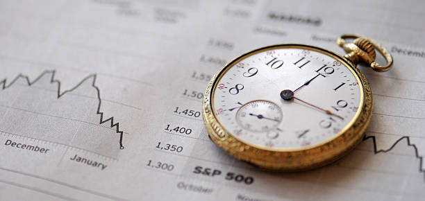 Financial Timing stock photo